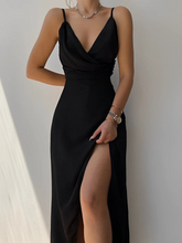 Anastasia - Elegancka sukienka bez rękawów - Odważne rozcięcie